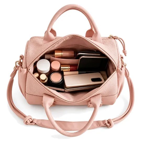 Unisex Lightweight Polyester Gym Travel Bag with Adjustable Crossbody Strap and Zipper Closure
