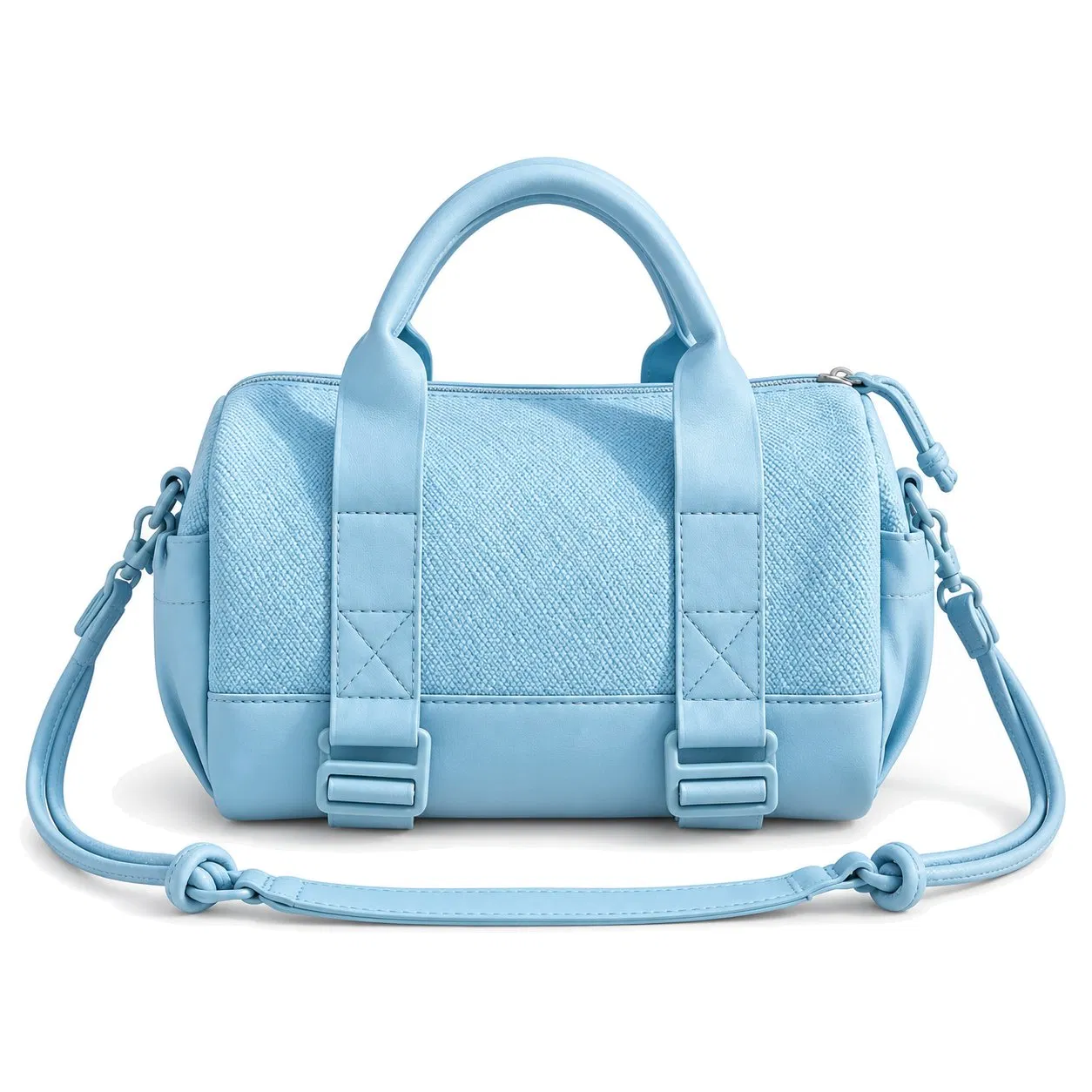 Unisex Lightweight Polyester Gym Travel Bag with Adjustable Crossbody Strap and Zipper Closure