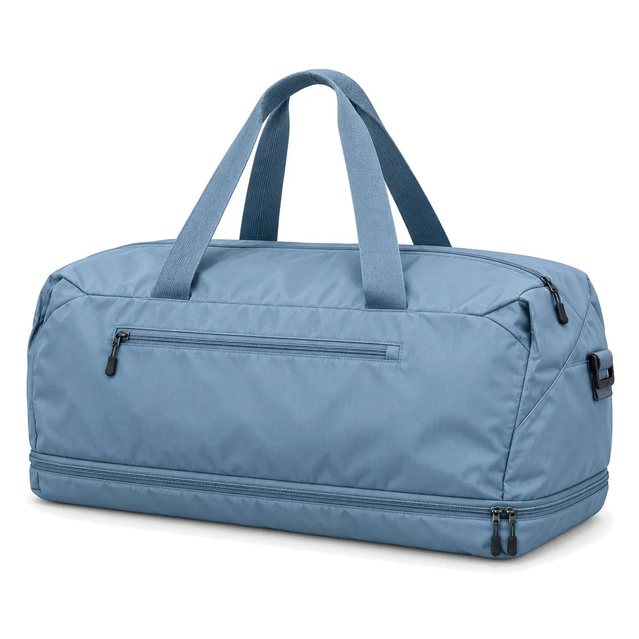 Unisex Foldable Nylon Sports Travel Duffle Bag with Adjustable Strap