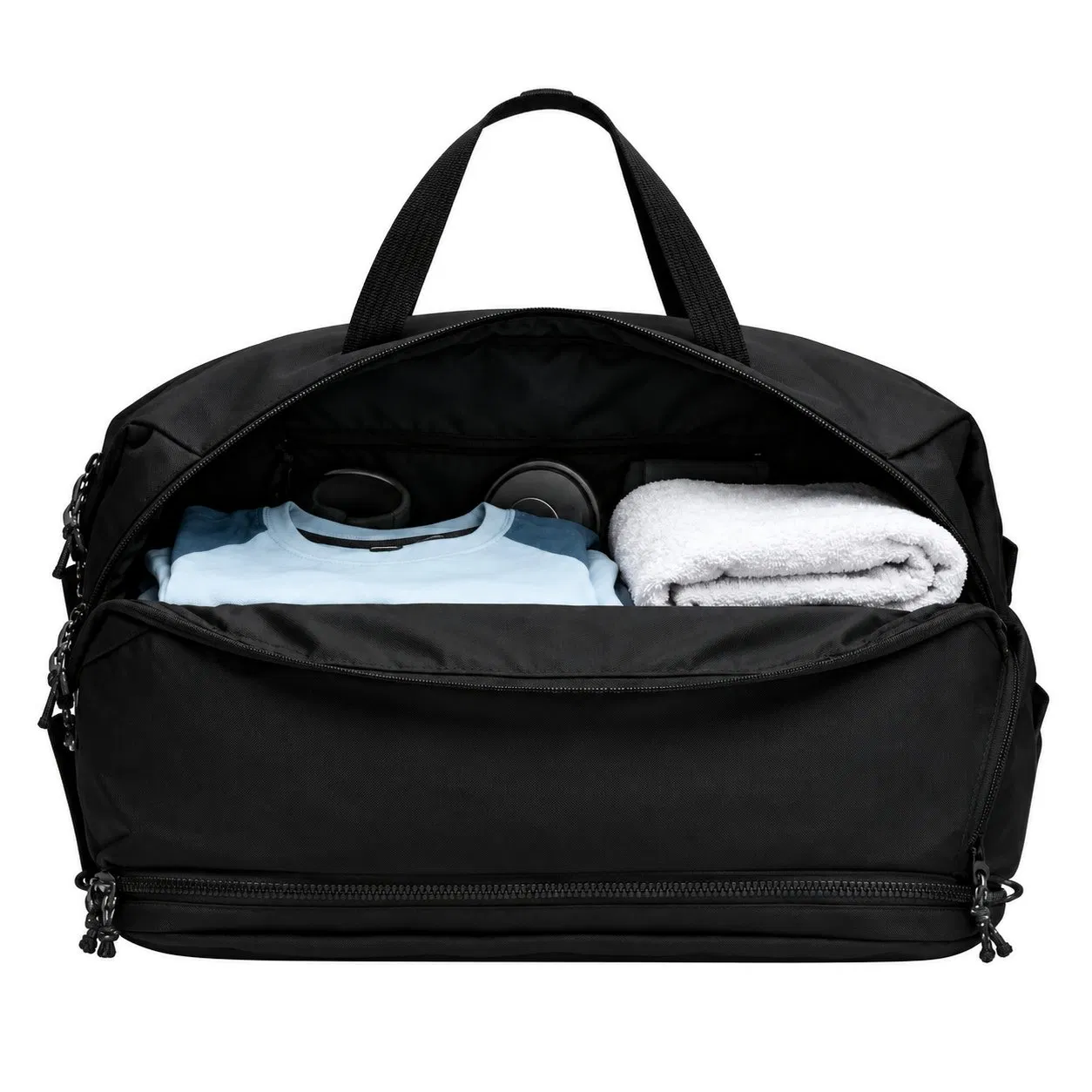 Water Resistant Foldable Nylon Sports Duffle Bag for Gym Yoga and Travel