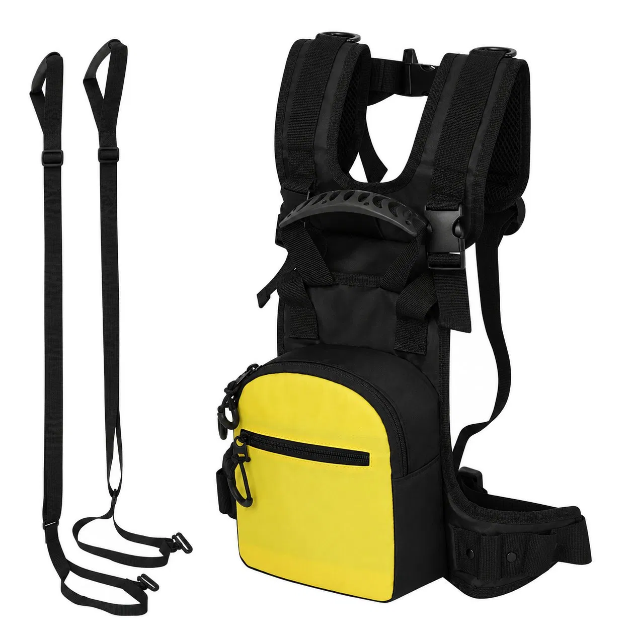 Custom Kids Snowboard Backpack Ski Trainer Harness Bag with Front Zipper Pocket