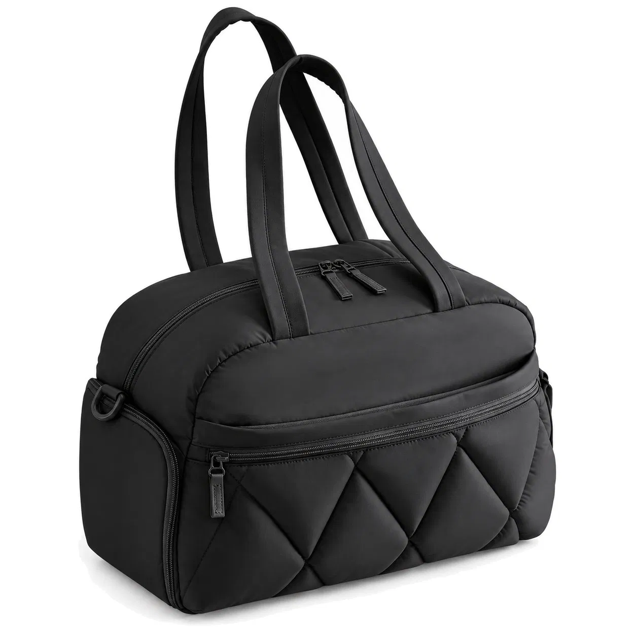 Custom Logo Polyester Travel Duffel Gym Bag with Shoe Compartment