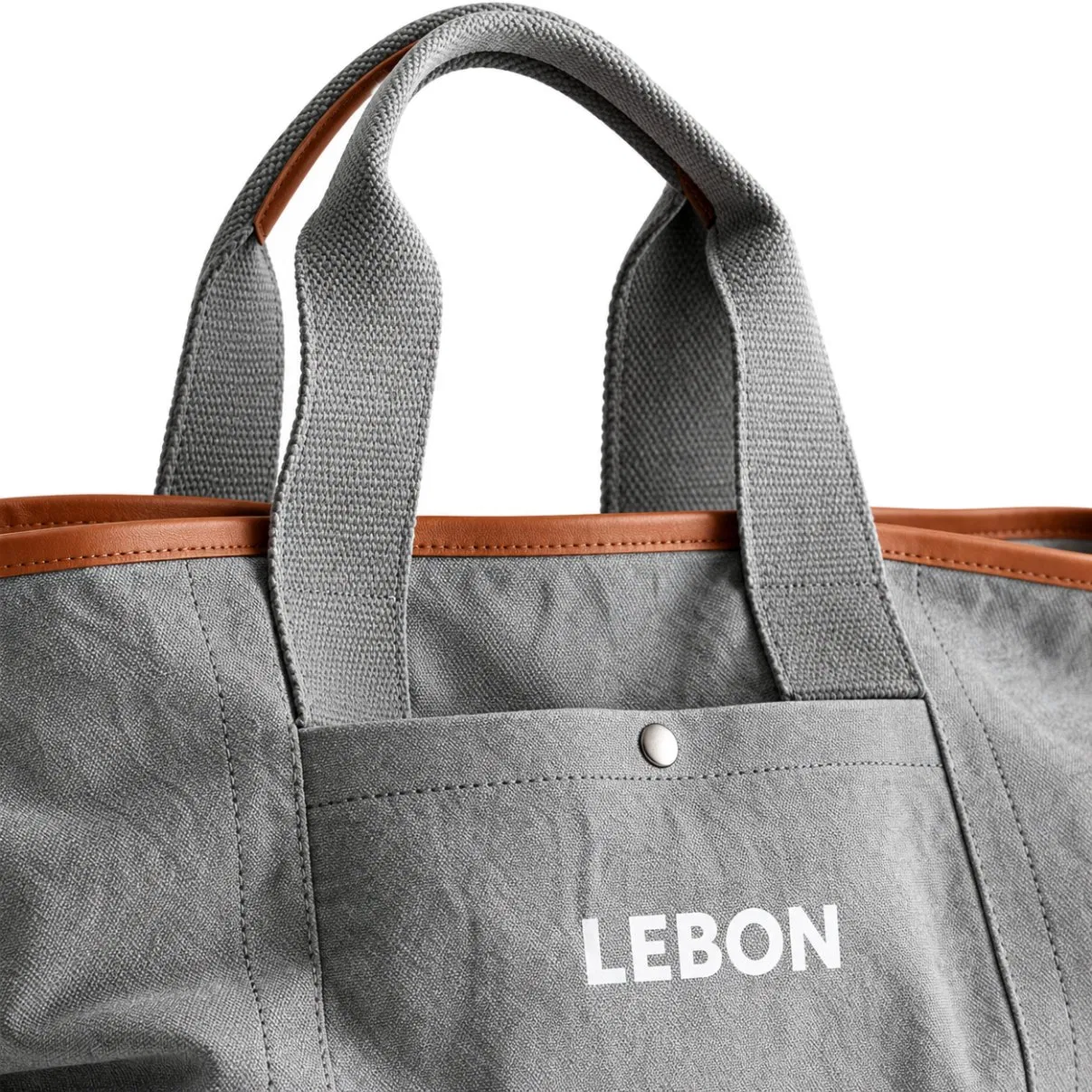 Custom Logo Embroidered Canvas Tote Bag for Women Shopping and Travel