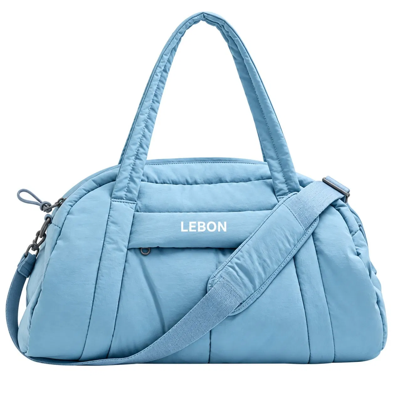 Custom Logo Lightweight Nylon Women Gym Travel Duffel Weekender Bag