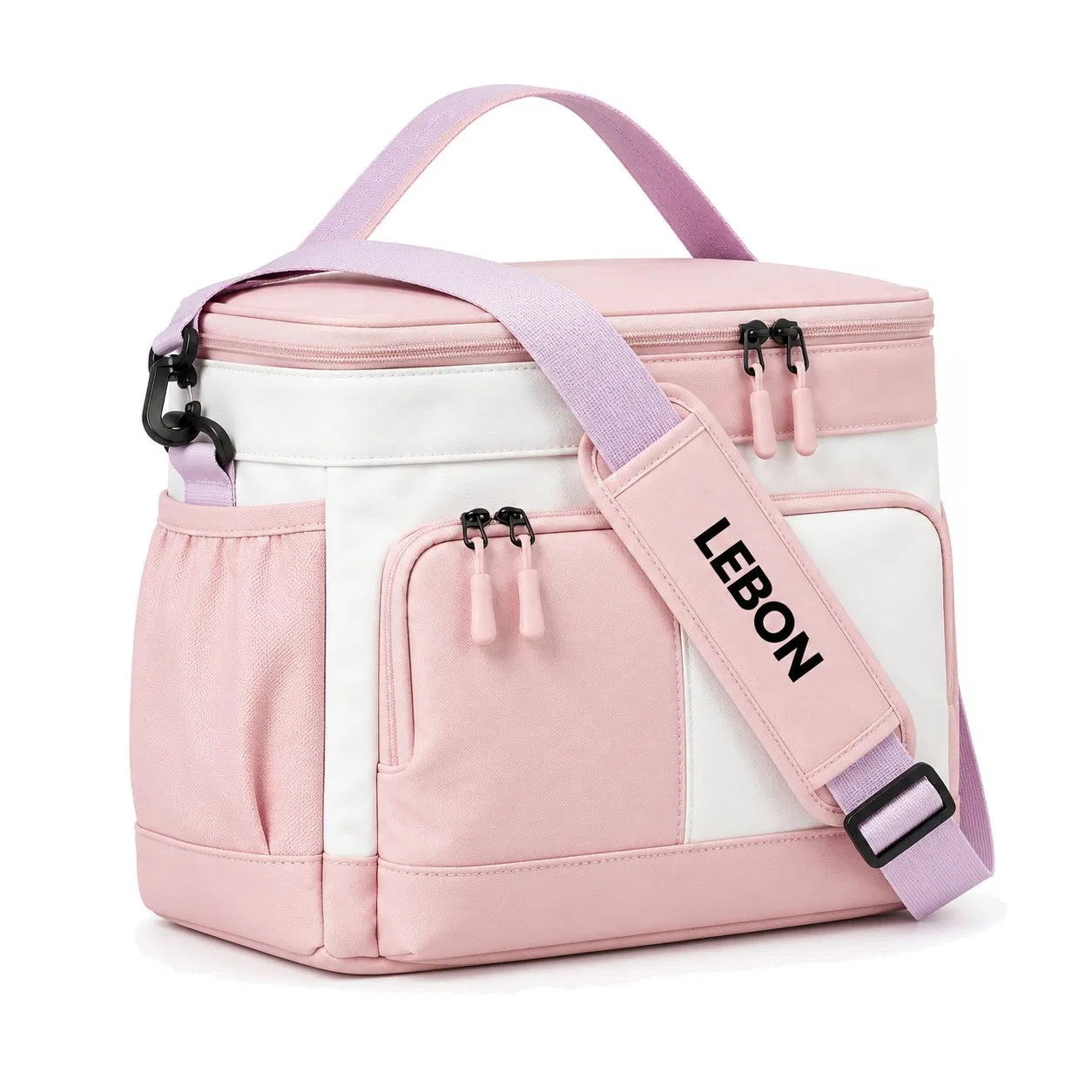 Custom 15L Insulated Polyester Lunch Cooler Bag with Shoulder Strap