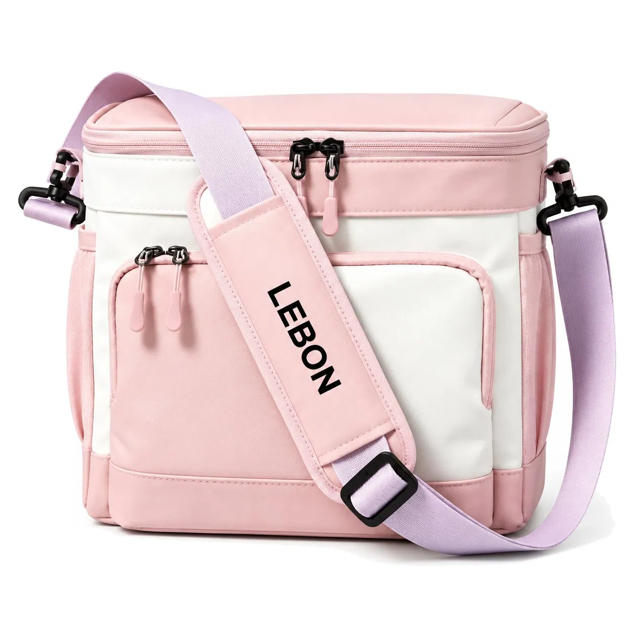 Custom 15L Insulated Polyester Lunch Cooler Bag with Shoulder Strap