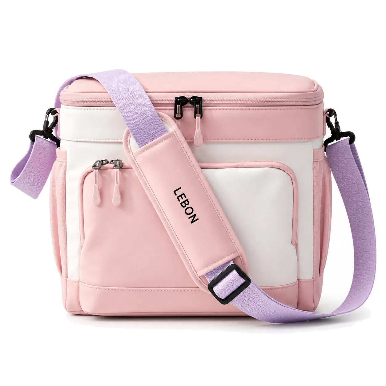 Custom 15L Insulated Polyester Lunch Cooler Bag with Shoulder Strap