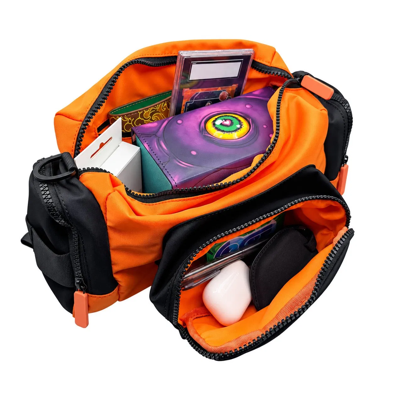 Custom Nylon Crossbody Sling Bag for Trading Cards and Everyday Travel