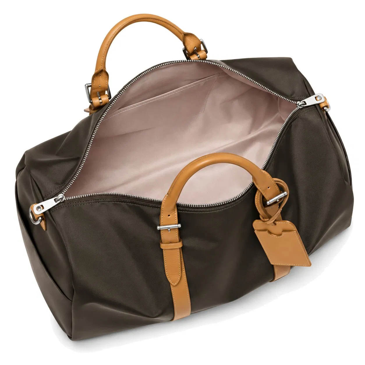 Custom Waterproof Nylon Travel Duffel Gym Bag with Shoe Compartment and Luggage Sleeve