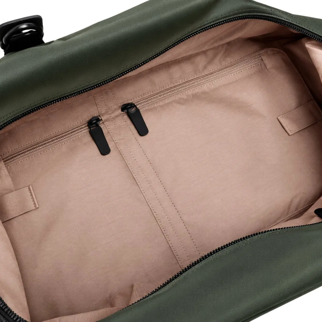 Custom Nylon Travel Weekender Duffel Bag with Shoe Compartment and Shoulder Strap