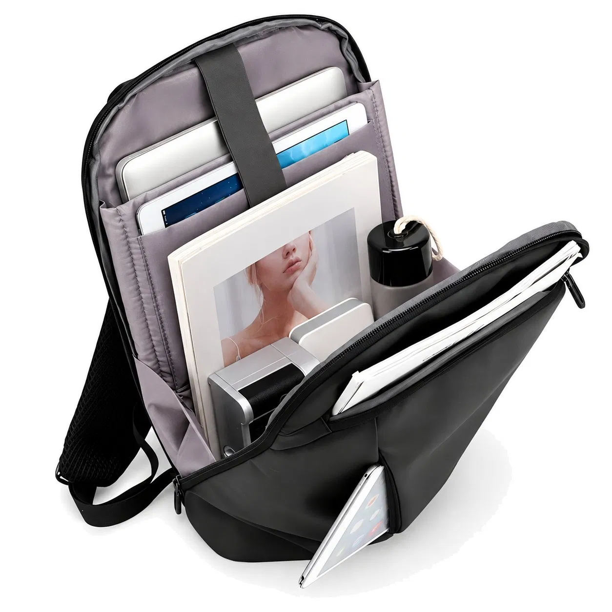 Slim Fit Anti Theft Water Resistant Laptop Backpack for Work and Travel