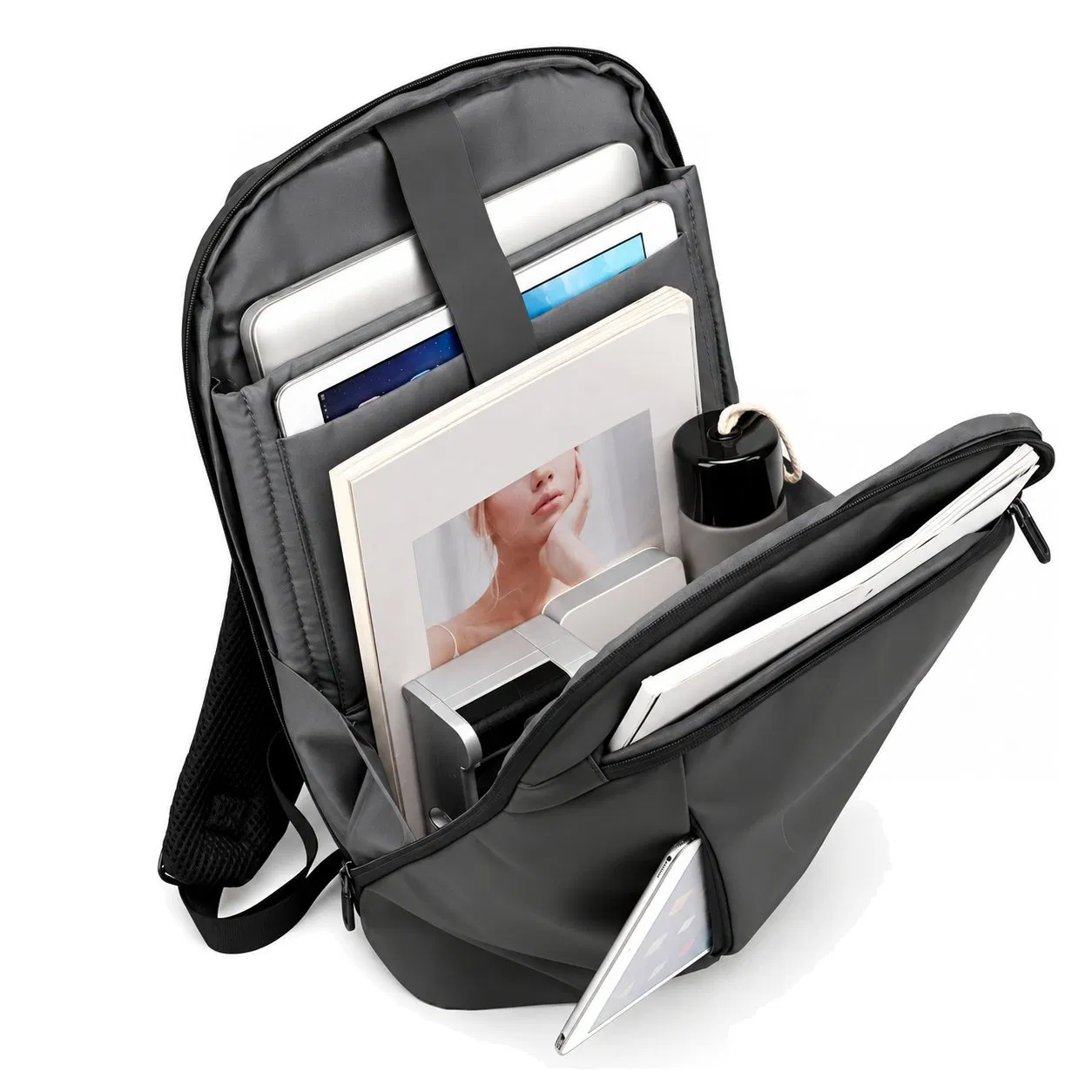 Slim Fit Anti Theft Water Resistant Laptop Backpack for Work and Travel