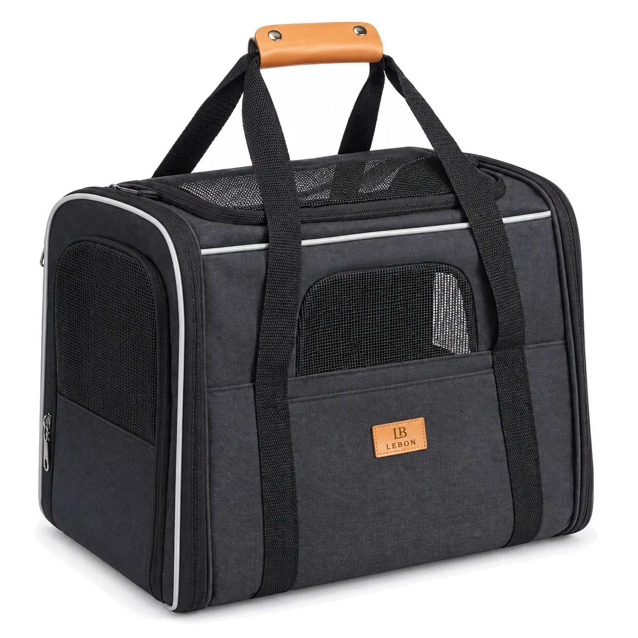 Lightweight Breathable Foldable Pet Travel Tote Carrier with Multi Carry Options