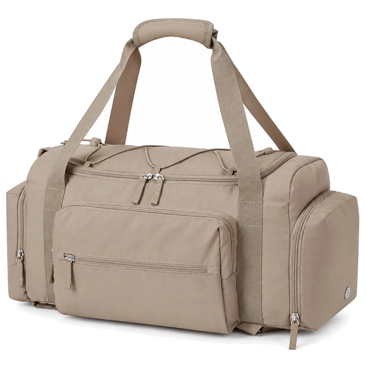 Lightweight Nylon Gym Travel Duffle Bag with Shoe Compartment and Wet Pocket
