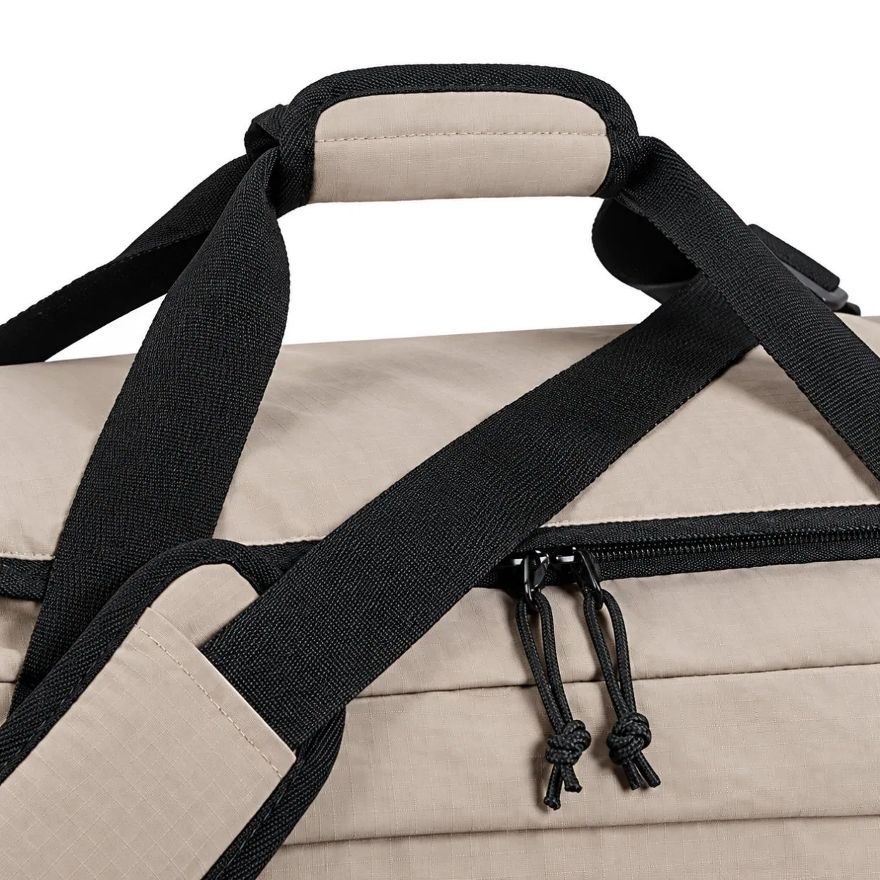 Lightweight Nylon Gym Travel Duffle Bag with Shoe Compartment and Wet Pocket