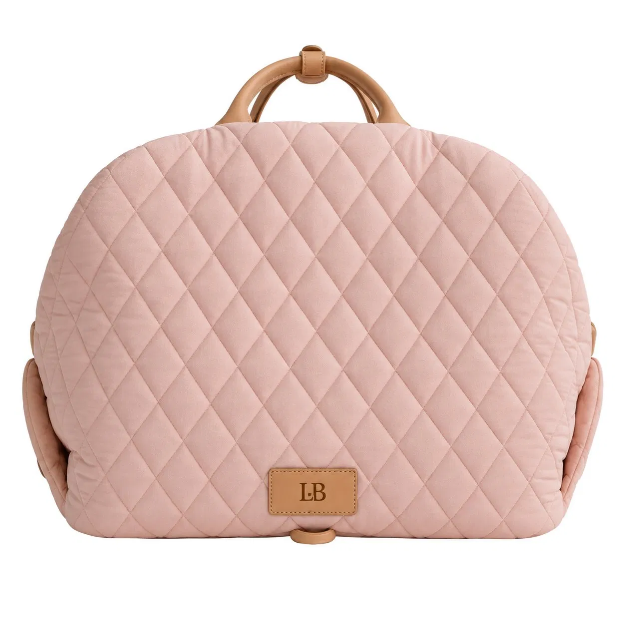 Portable Quilted Nylon Pet Carrier and Car Seat Bed with Breathable Mesh