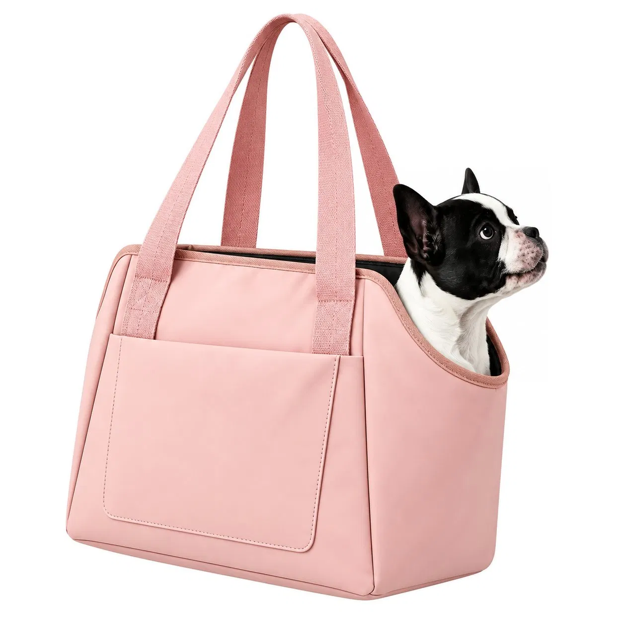 Custom Soft Neoprene Pet Carrier Tote with Breathable Design and Safety Strap