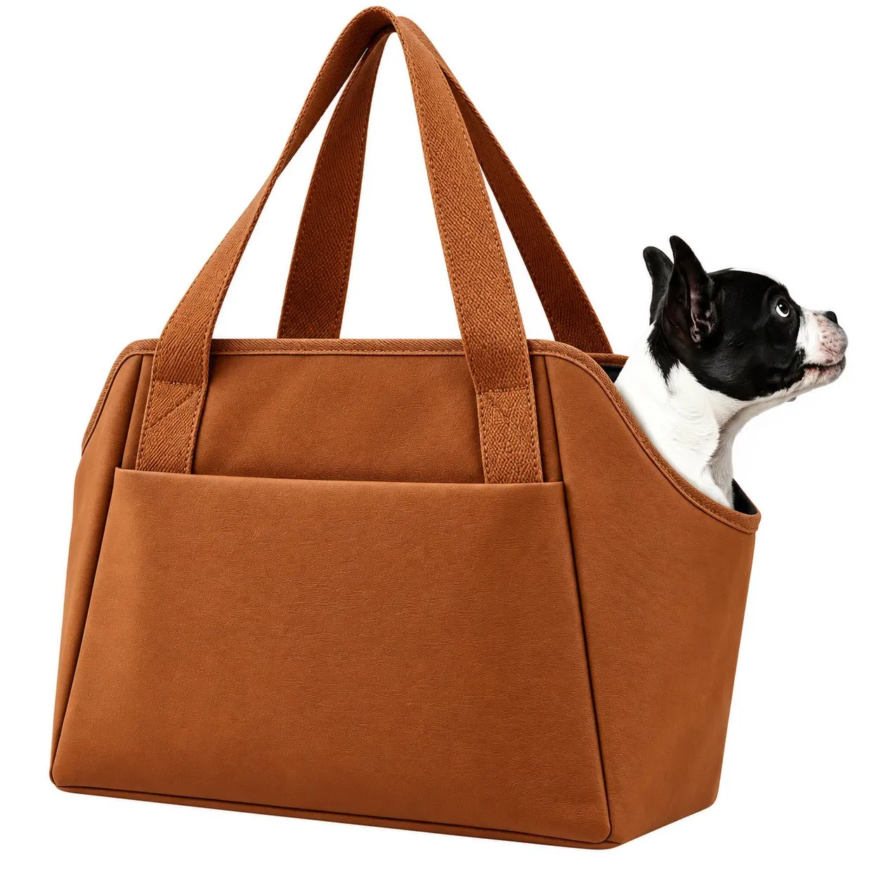 Custom Soft Neoprene Pet Carrier Tote with Breathable Design and Safety Strap