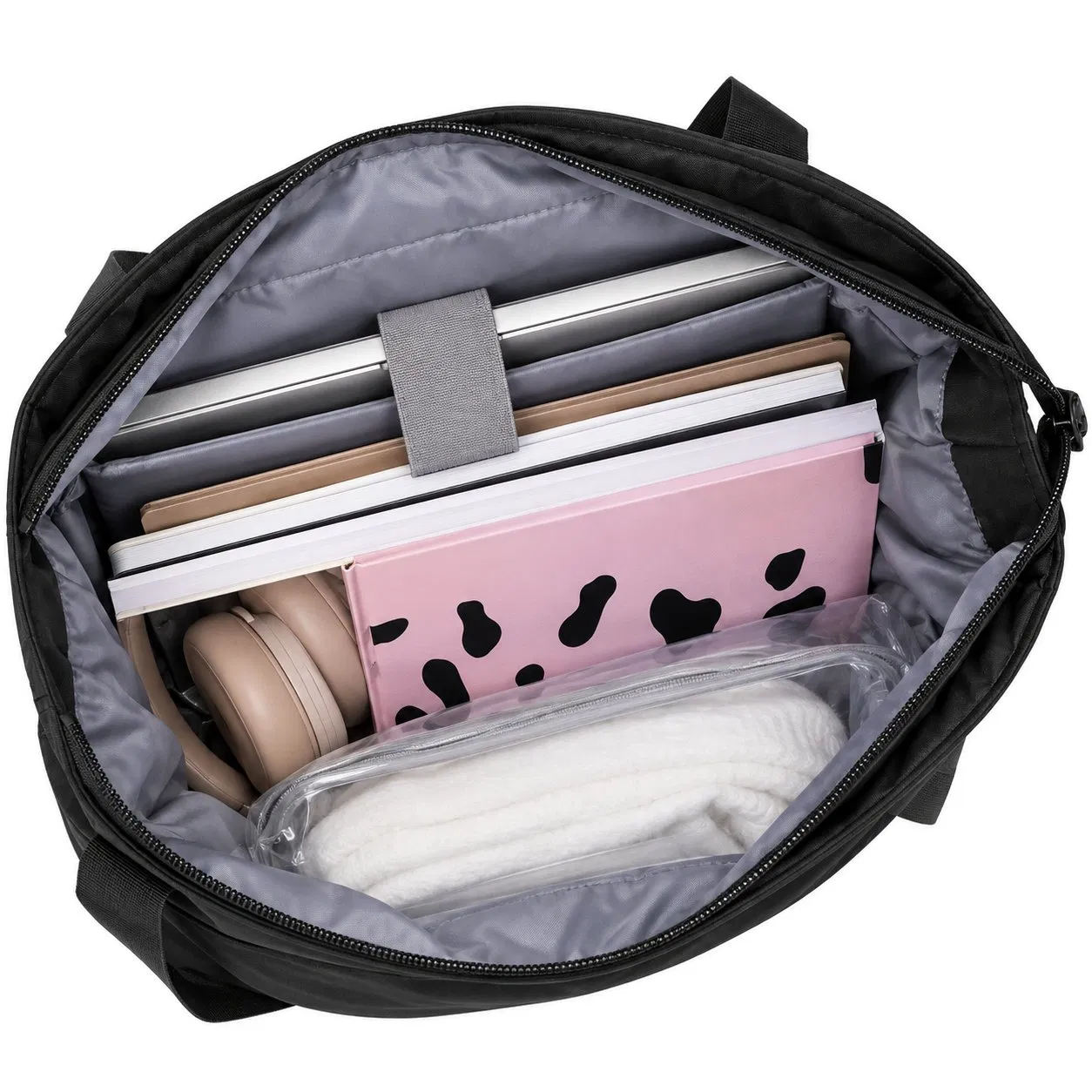 Custom Water Resistant Yoga Mat Tote with Multiple Pockets and Shoulder Straps