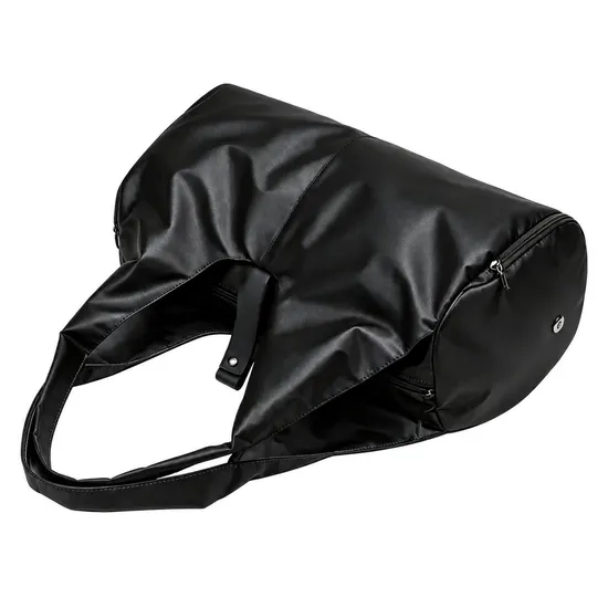 Foldable Nylon Travel Duffel Bag with Wet Dry Pocket and Shoe Compartment