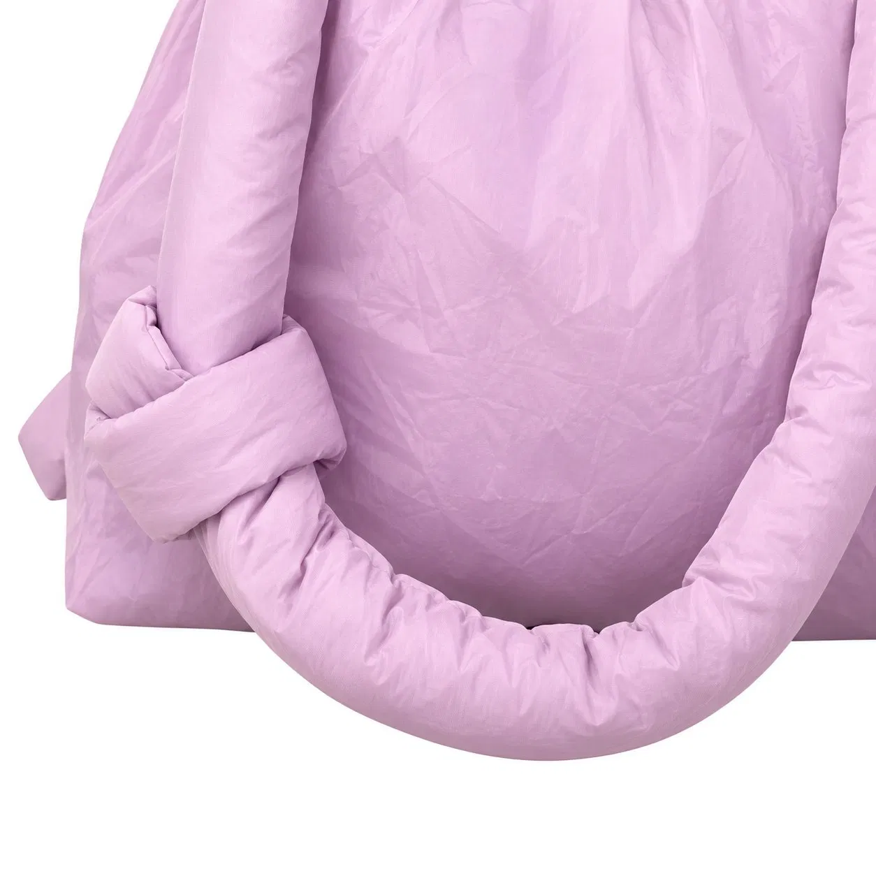 Puffy Polyester Tote Bag with Multiway Convertible Shoulder and Crossbody Carry