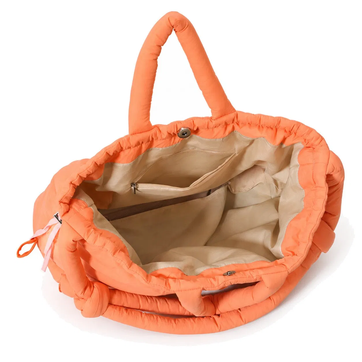 Soft Polyester Convertible Tote Bag with Adjustable Strap for Travel and Daily Use