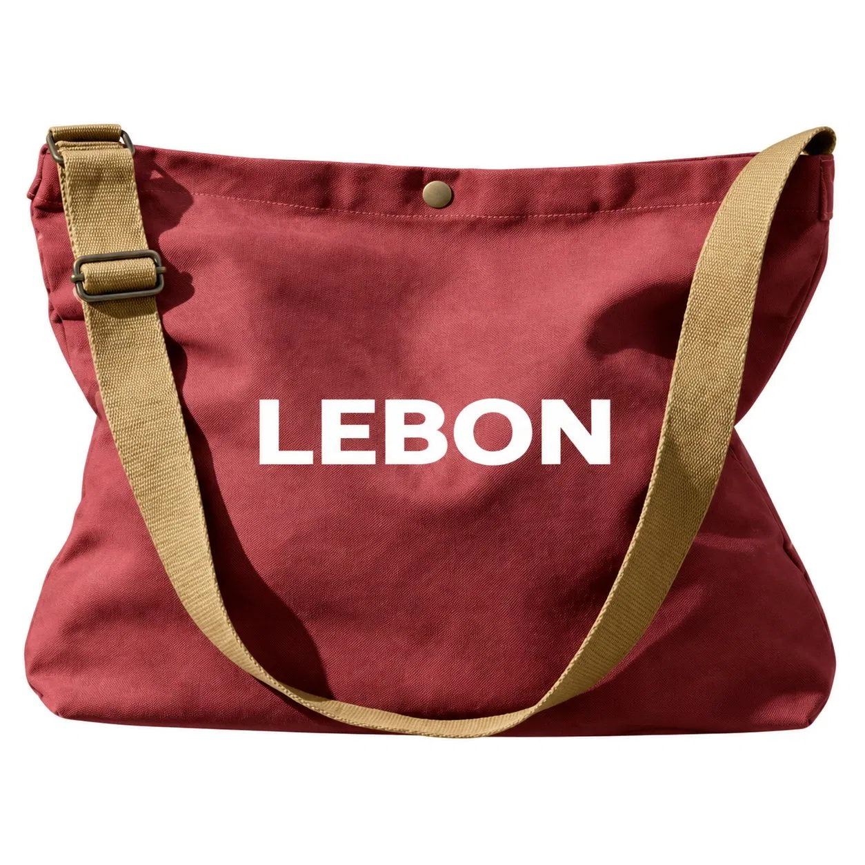 Reusable Canvas Tote Handbag with Custom Embroidered Logo for Promotional Gifts