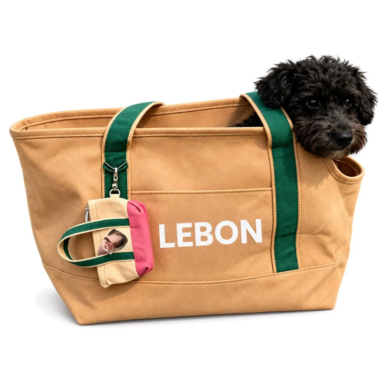 Canvas Pet Carrier Tote with Breathable Waterproof Design and Custom Logo