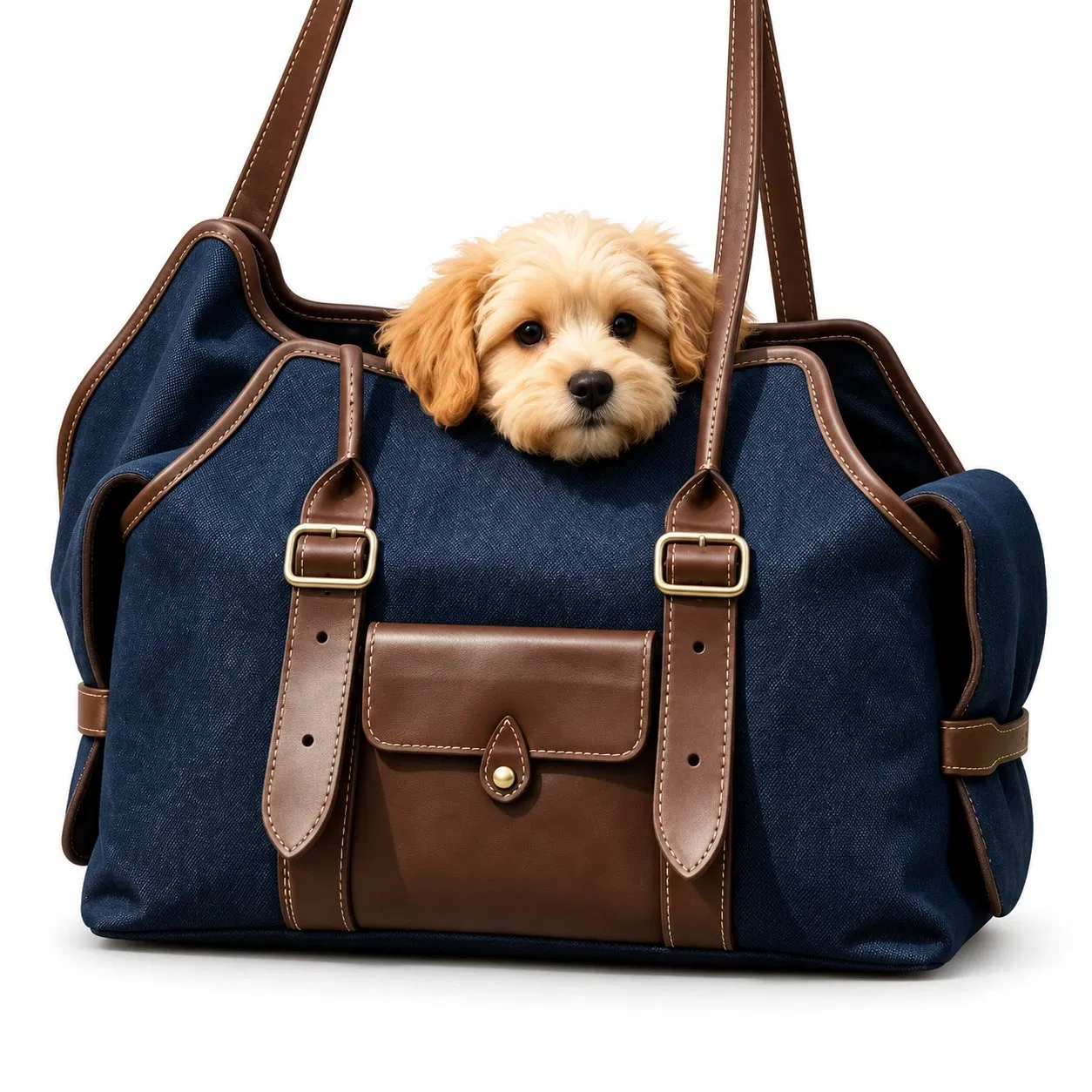 Portable Open Top Pet Carrier for Small Dogs and Cats with Custom Logo