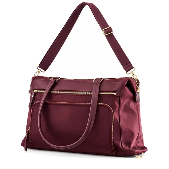 Waterproof Polyester Travel Duffel Bag with Dry Wet Separation for Women