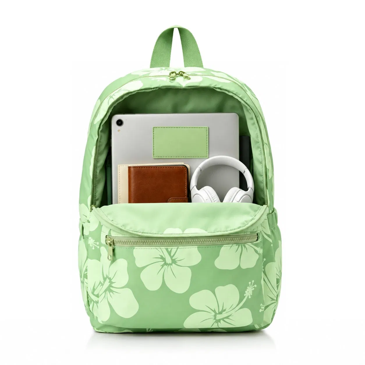 Custom Lightweight Nylon School Backpack for Teen Girls and Casual Travel