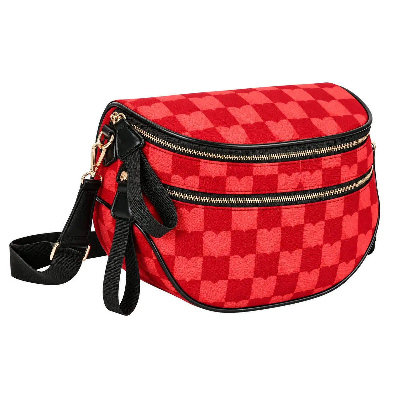 Custom Pattern Waterproof Polyester Waist Bag Women Crossbody Sport Fanny Pack with Adjustable Belt