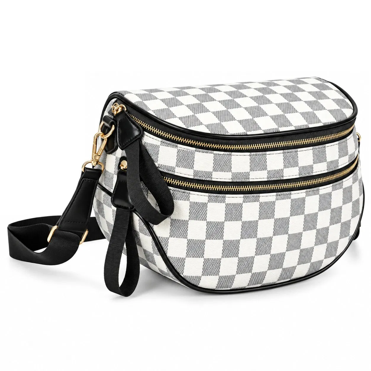 Wholesale Leopard Print Women Waist Bag Adjustable Strap Crossbody Chest Fanny Pack for Daily Travel