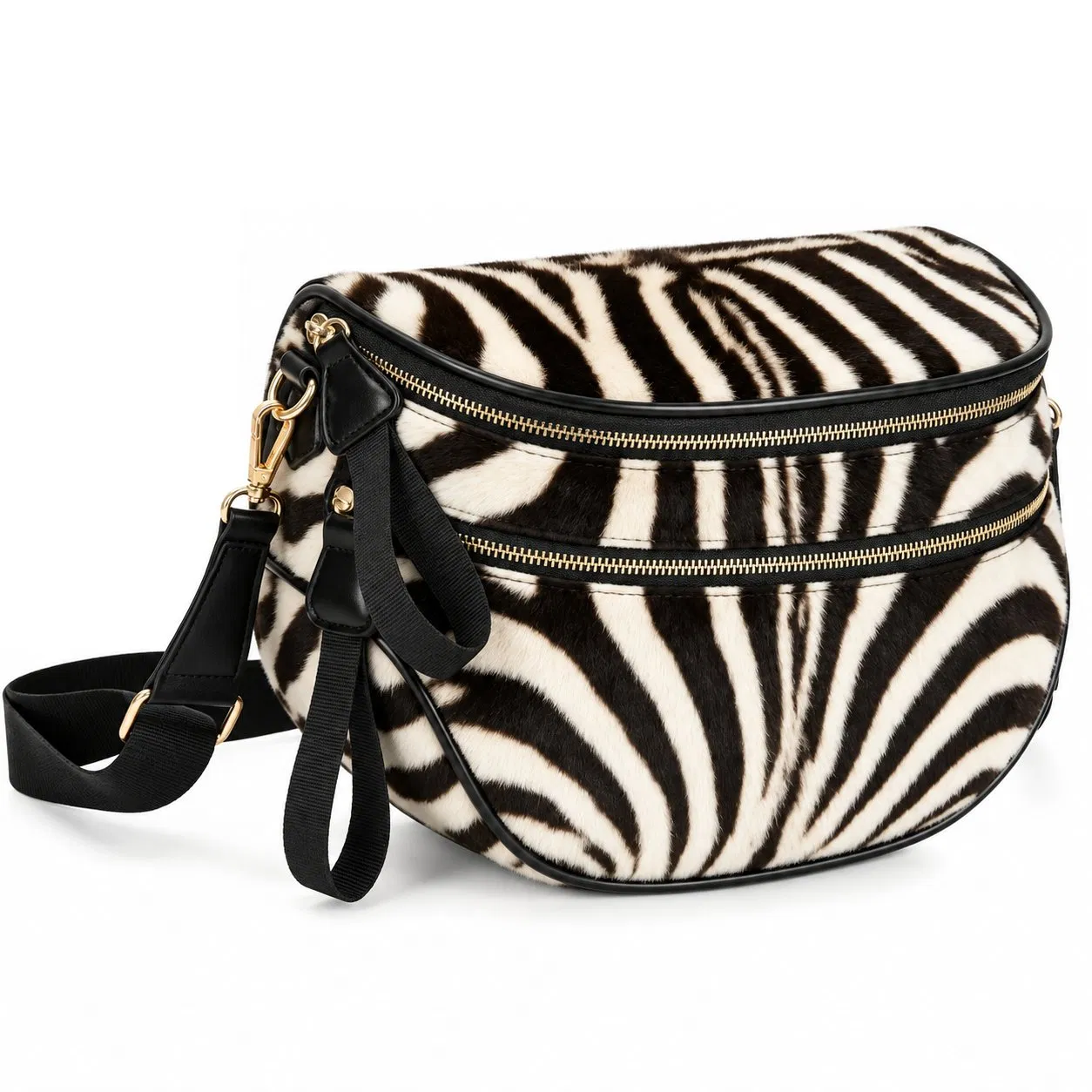 Wholesale Leopard Print Women Waist Bag Adjustable Strap Crossbody Chest Fanny Pack for Daily Travel