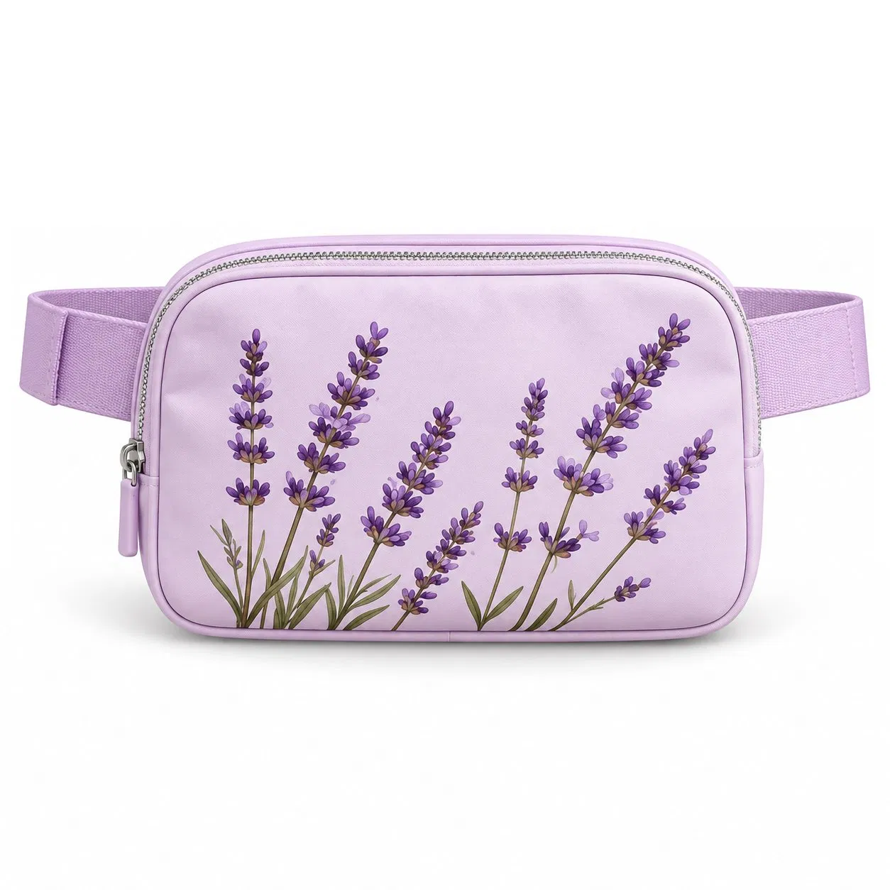 Custom Logo Nylon Waist Bag for Women Waterproof Zipper Fanny Pack for Running Hiking Travel