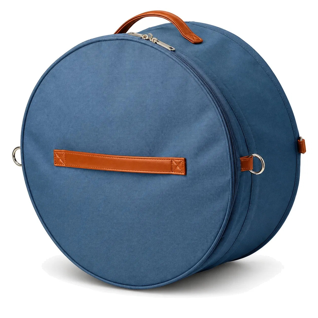 Custom Large Hat Travel Case Collapsible Polyester Cap Storage Bag with Zipper for Travel Organization