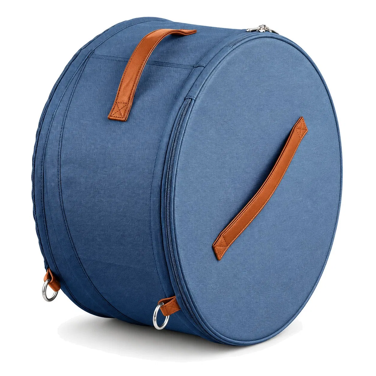 Custom Large Hat Travel Case Collapsible Polyester Cap Storage Bag with Zipper for Travel Organization