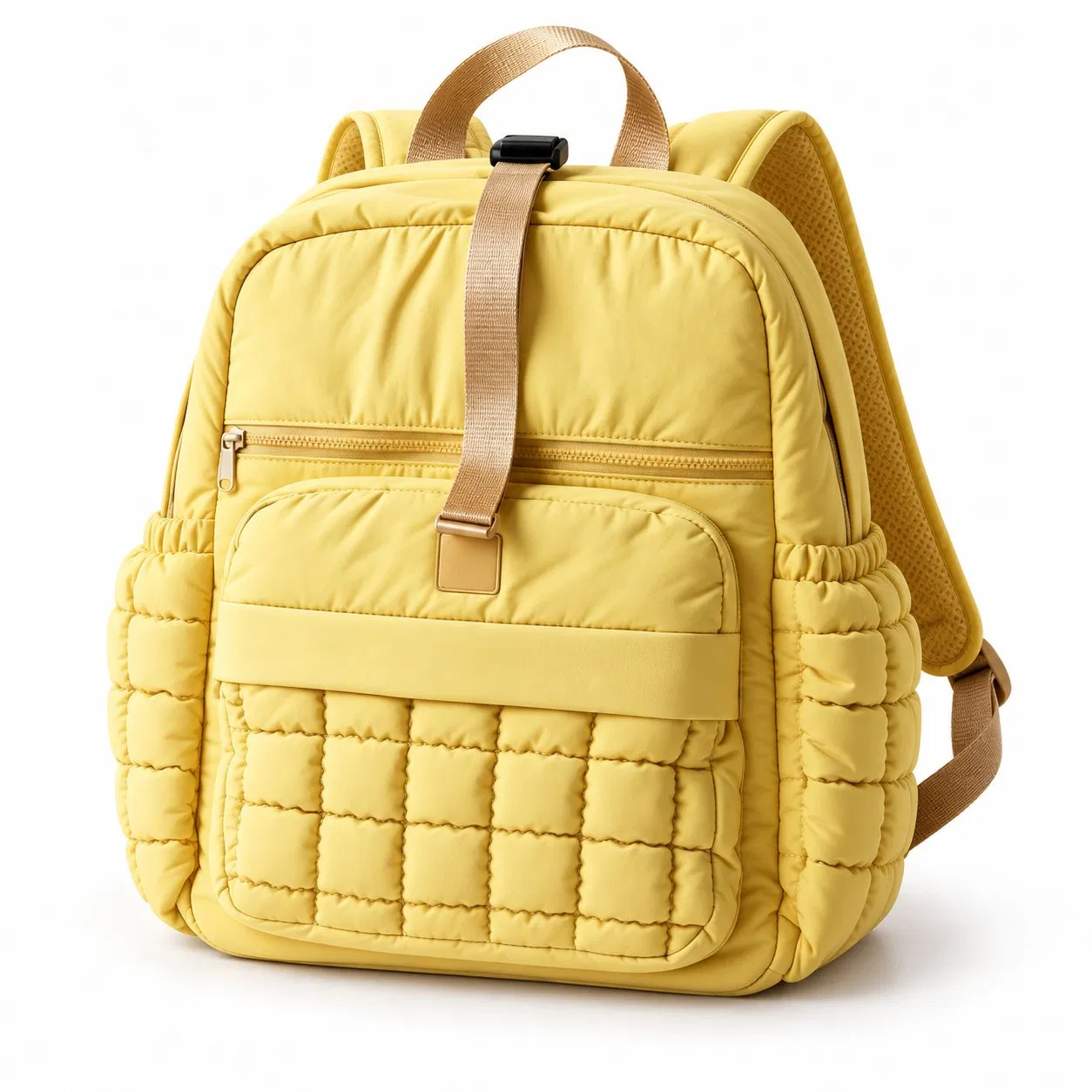 Custom Logo Nylon Diaper Backpack Large Capacity Maternity Travel Bag with Changing Pad