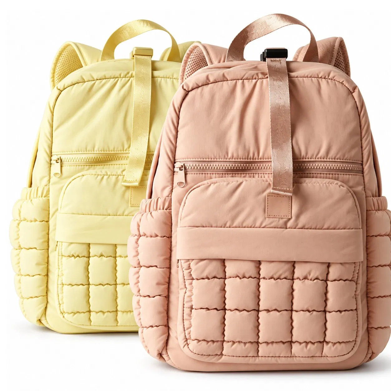 Custom Logo Nylon Diaper Backpack Large Capacity Maternity Travel Bag with Changing Pad