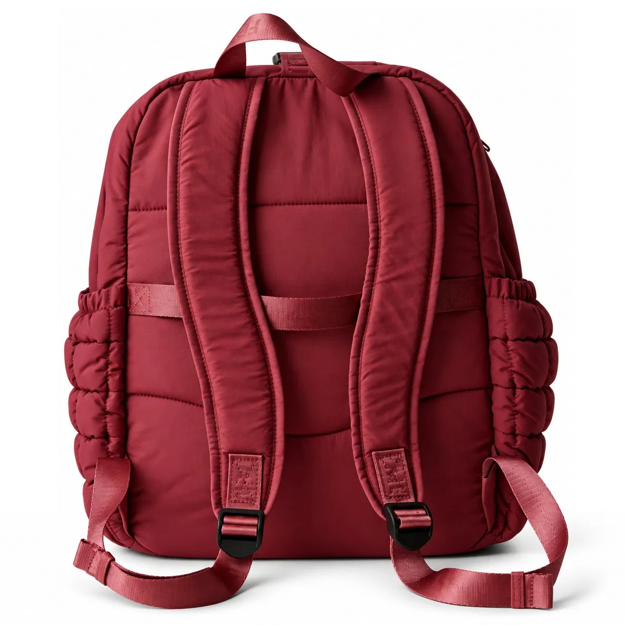 Custom Logo Nylon Diaper Backpack Large Capacity Maternity Travel Bag with Changing Pad