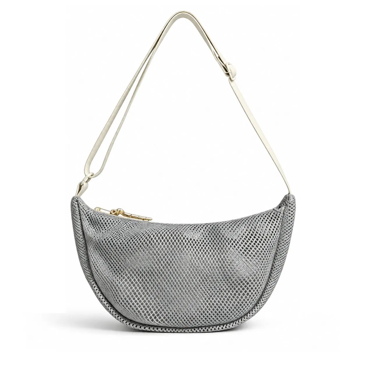 Custom Breathable Mesh Shoulder Crossbody Bag Adjustable Strap Multi Purpose Travel Organizer