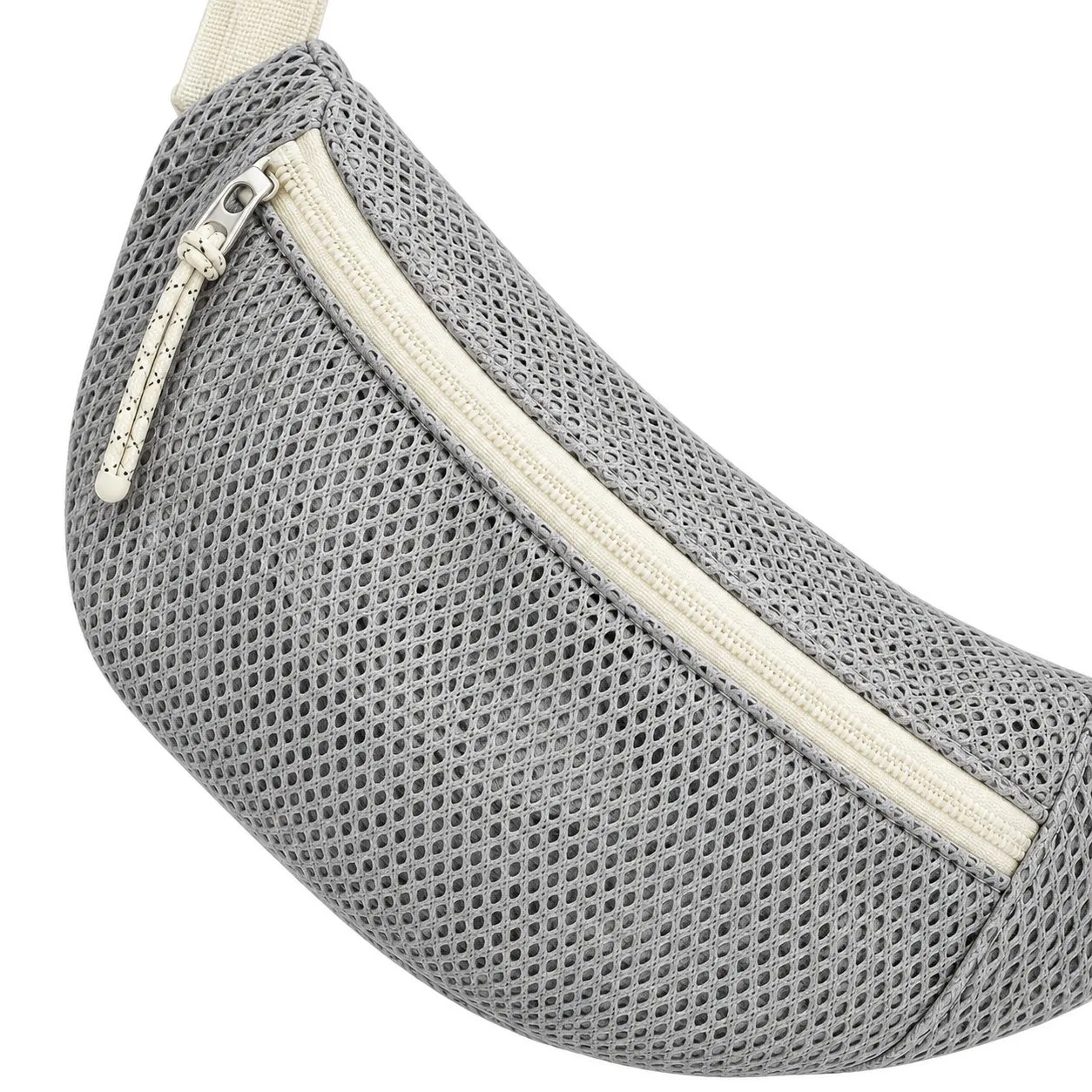 Custom Breathable Mesh Waist Belt Bag Adjustable Crossbody Chest Pack for Women Travel Sports