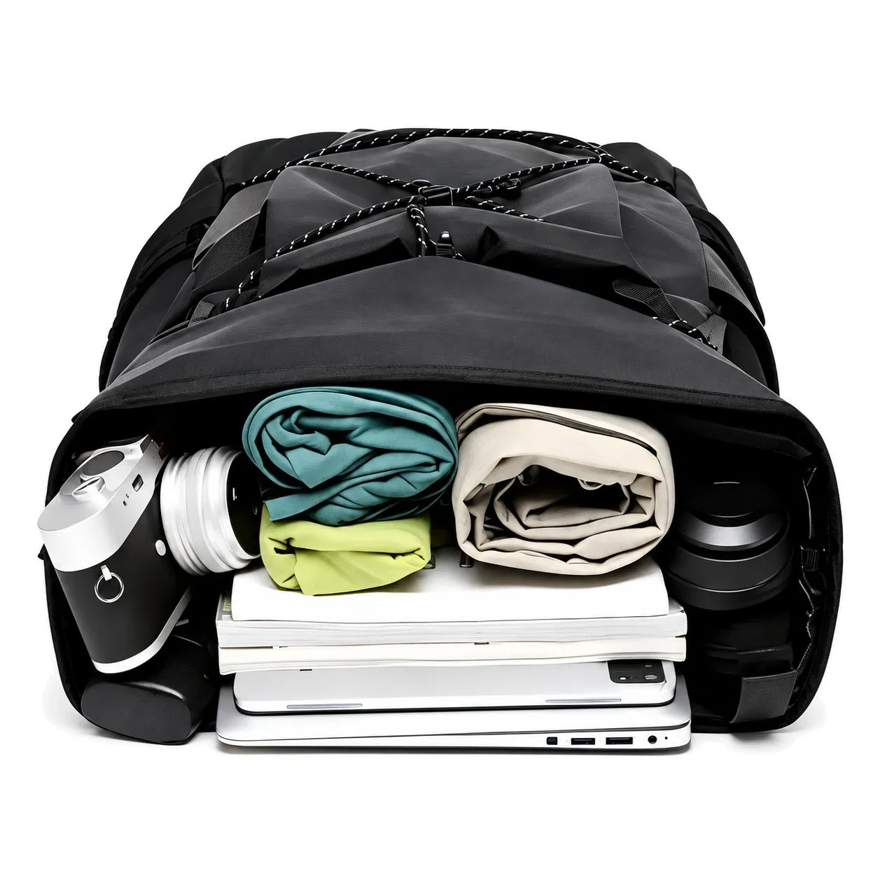 Waterproof Oxford Laptop Backpack with Large Capacity and Organizer Pockets