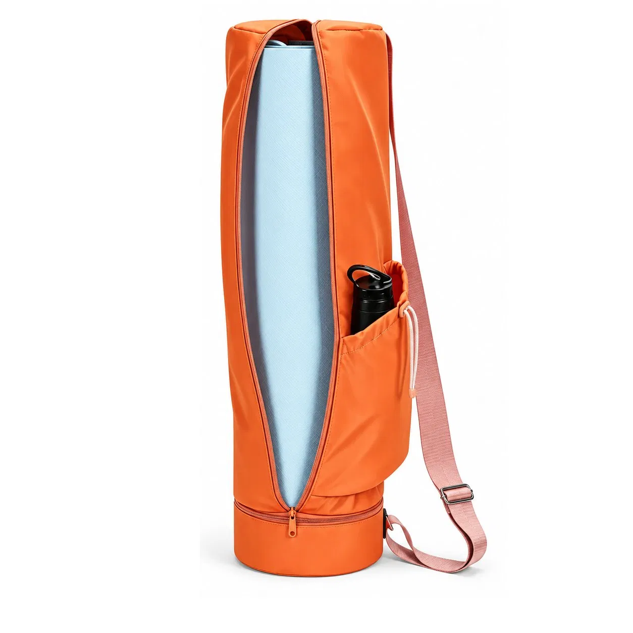 Custom Water Resistant Yoga Mat Storage Bag Crossbody Gym Shoulder Carry Bag
