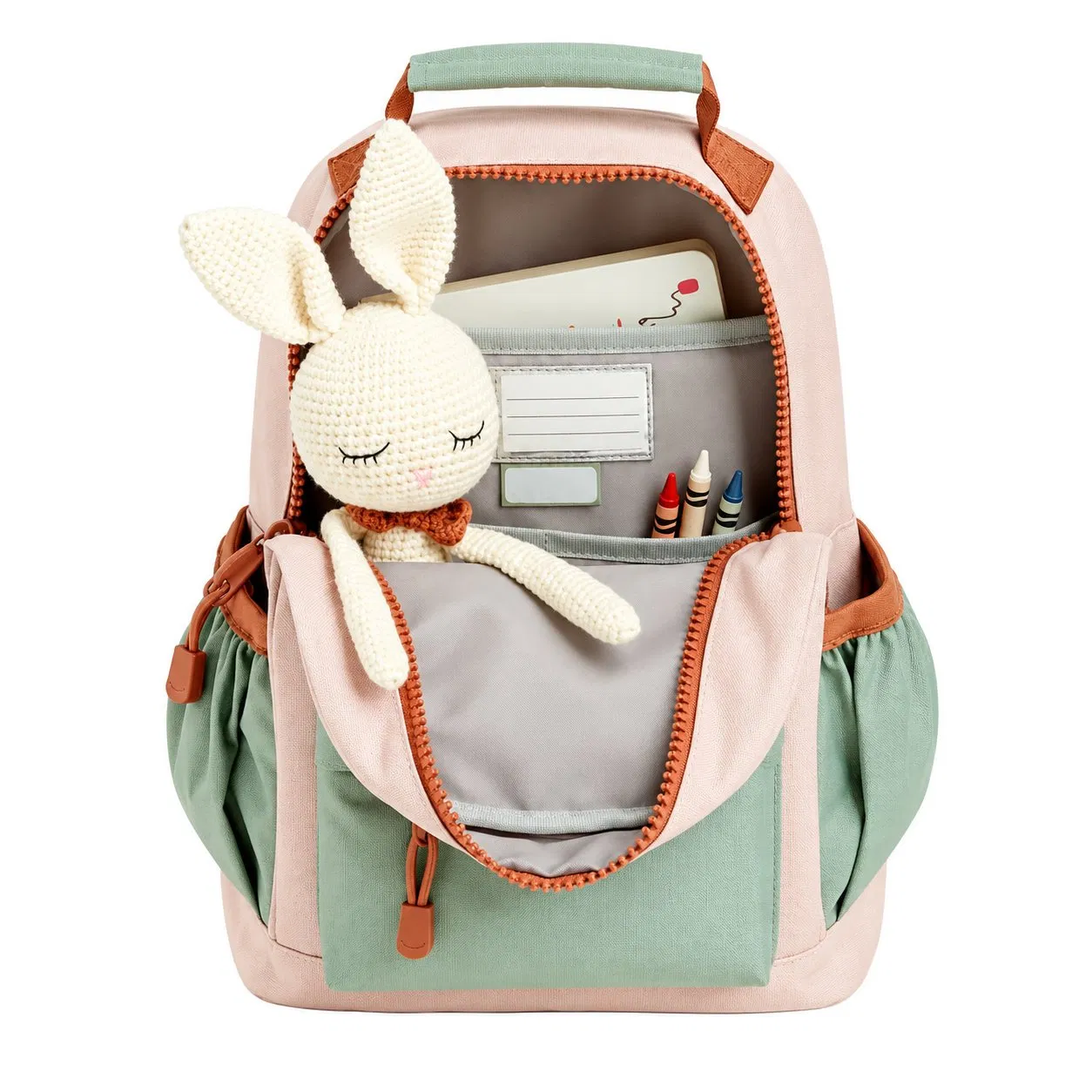 Custom Kindergarten Backpack Set Lightweight Polyester Toddler School Bag