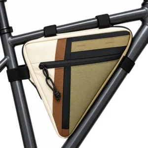 Waterproof External Frame Bicycle Bag 2L Triangle Front Tube Cycling Pouch with Custom Logo