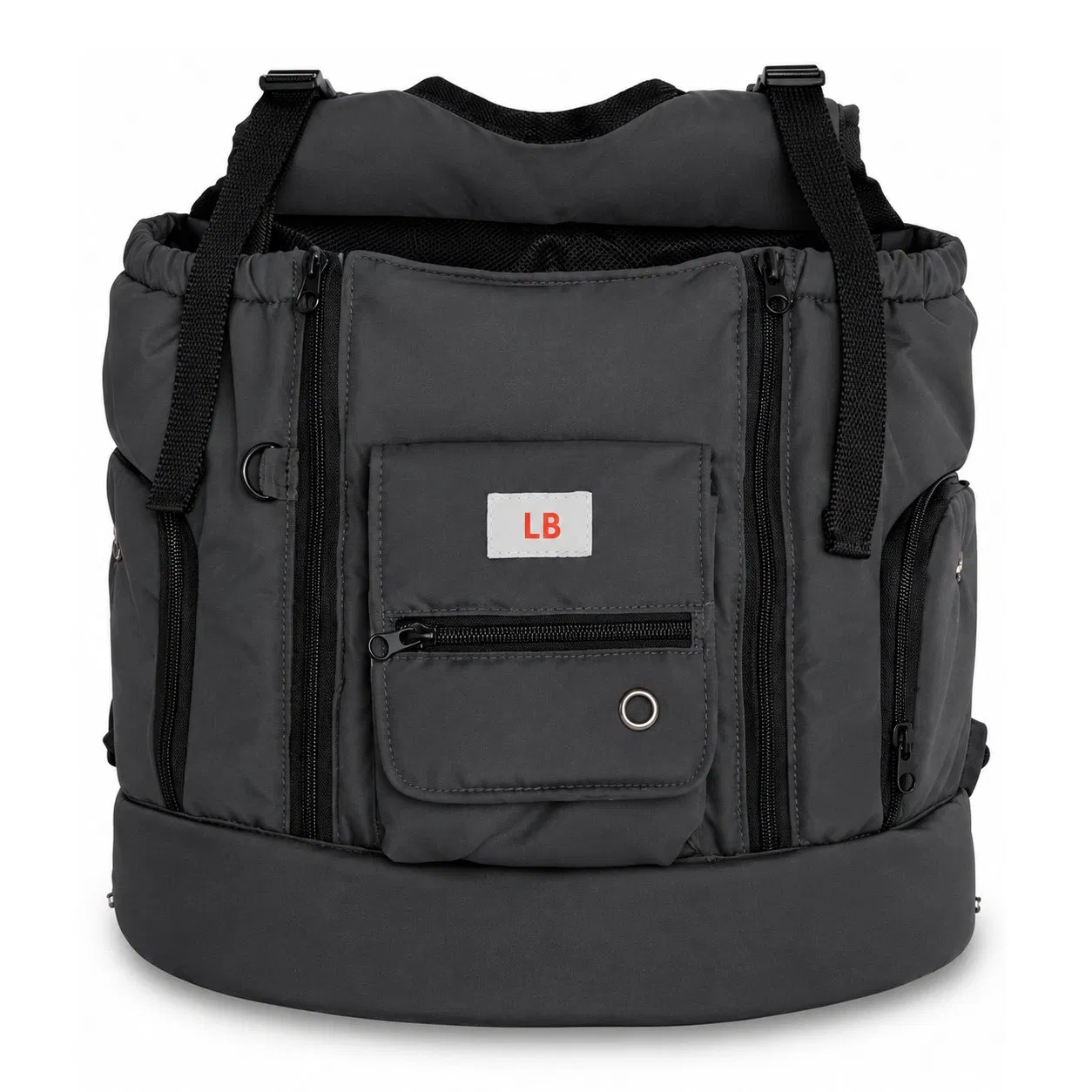 Portable Front Pet Carrier Backpack for Small Dogs with Breathable Mesh and Storage Pocket