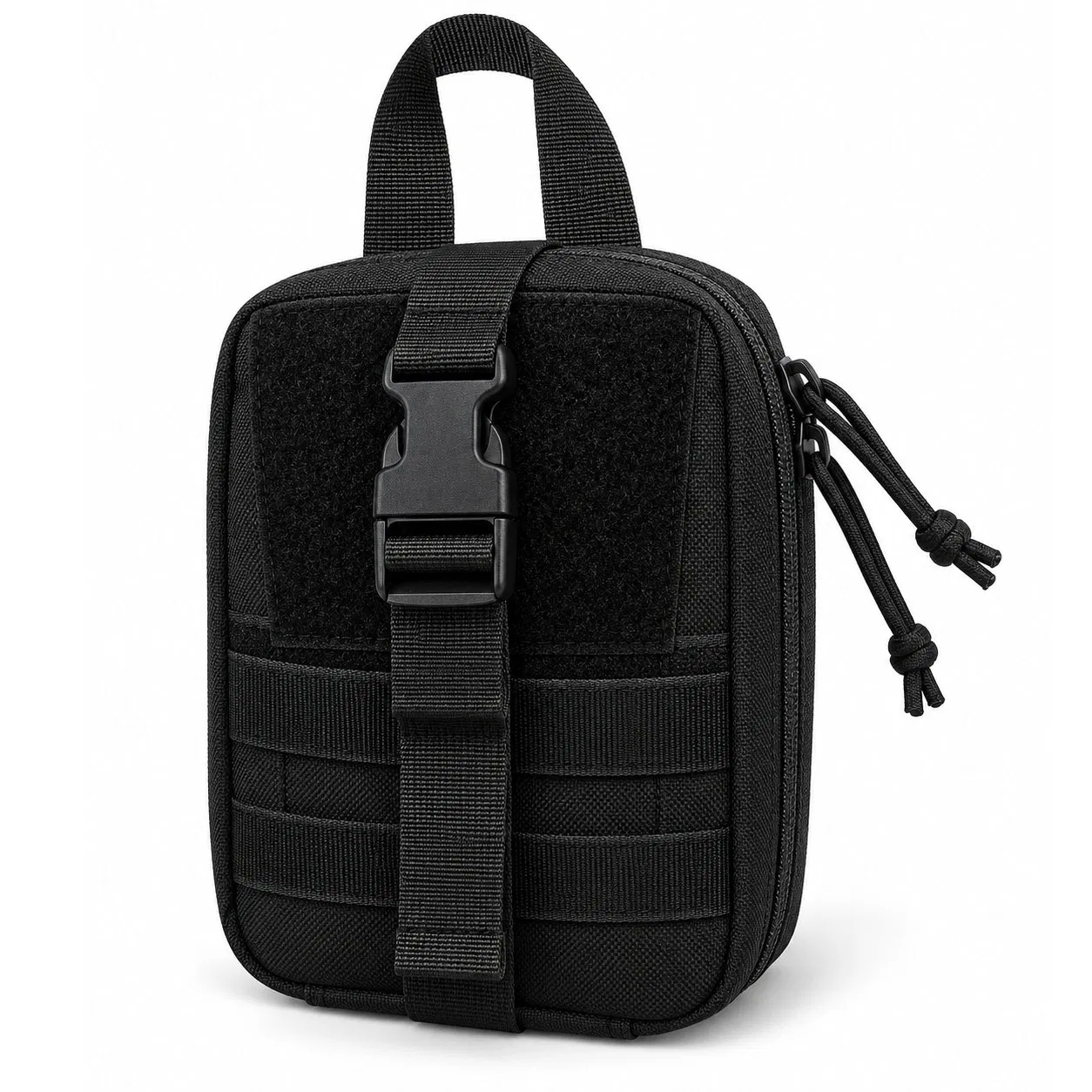 Portable Water Resistant Tactical First Aid Pouch with Molle System for Outdoor Storage