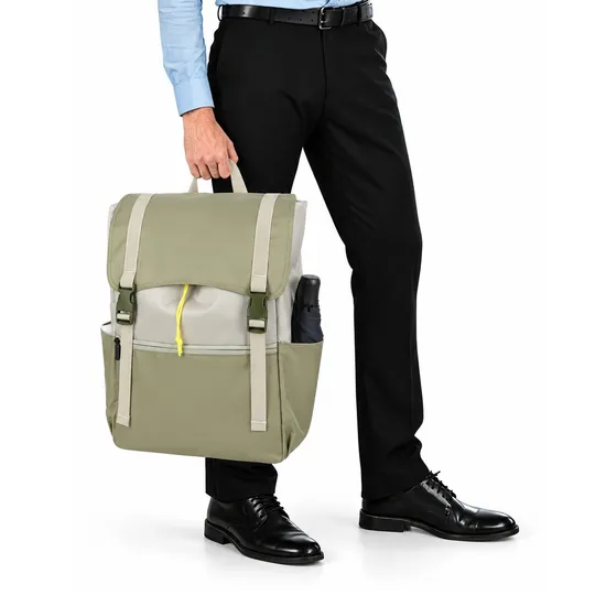 Waterproof Nylon Business Laptop Backpack with Large Capacity for Travel and Daily Use
