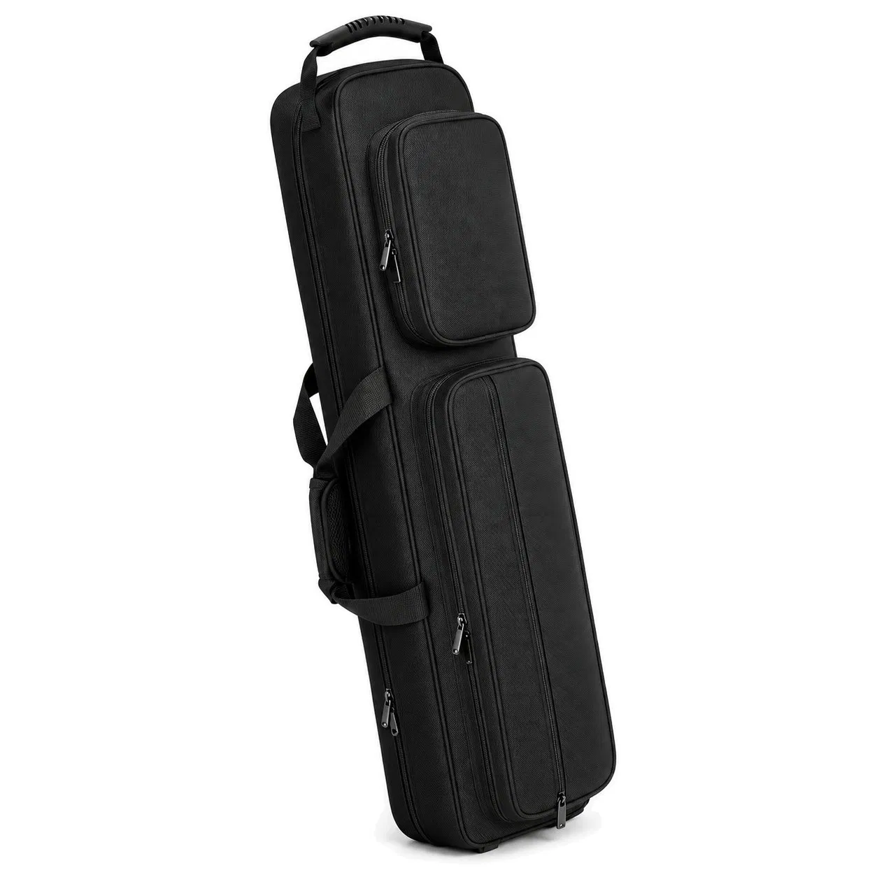 Water Resistant Polyester Pool Cue Carrying Bag with Adjustable Shoulder Strap for Snooker